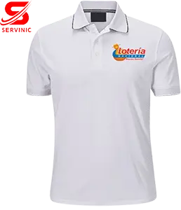 CAMISETA BLANCA LOTERIA NACIONAL
